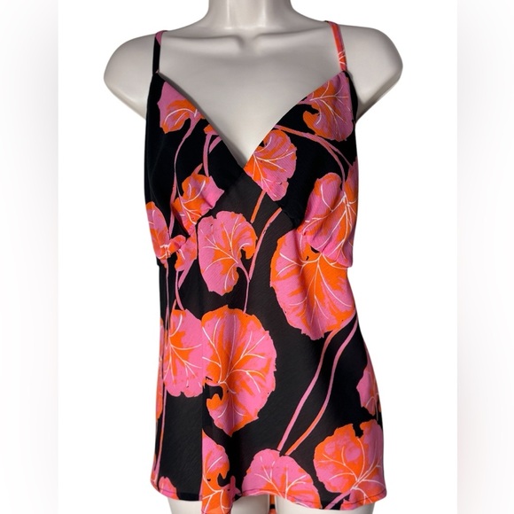 Diane Von Furstenberg women’s chiffon blouse adjustable straps size 3x - Picture 1 of 9